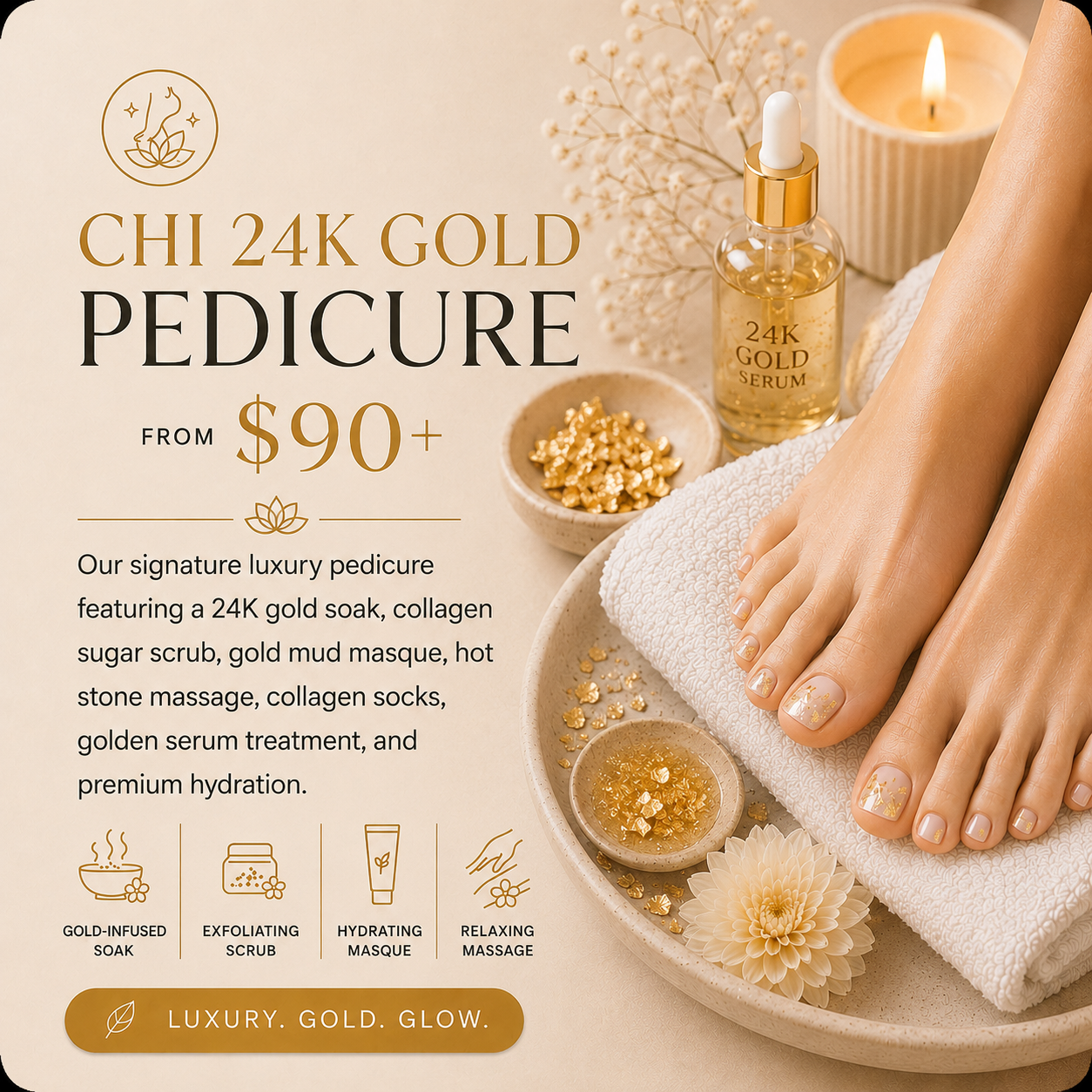 24k Pedicure