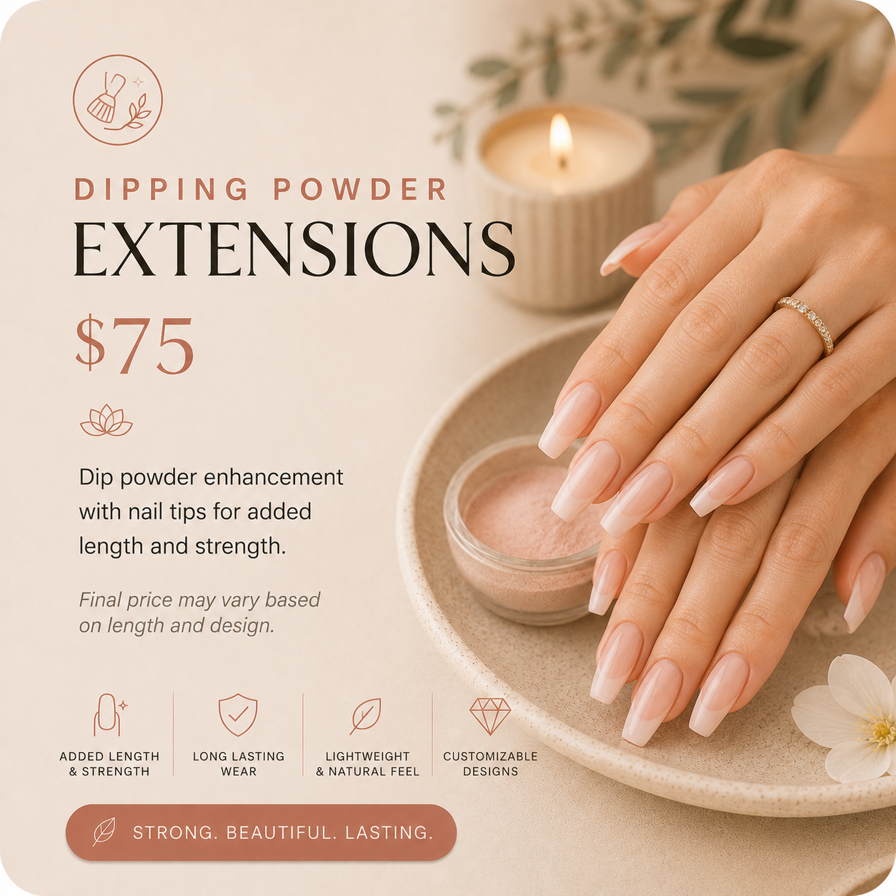 Dip Pwoder Extension